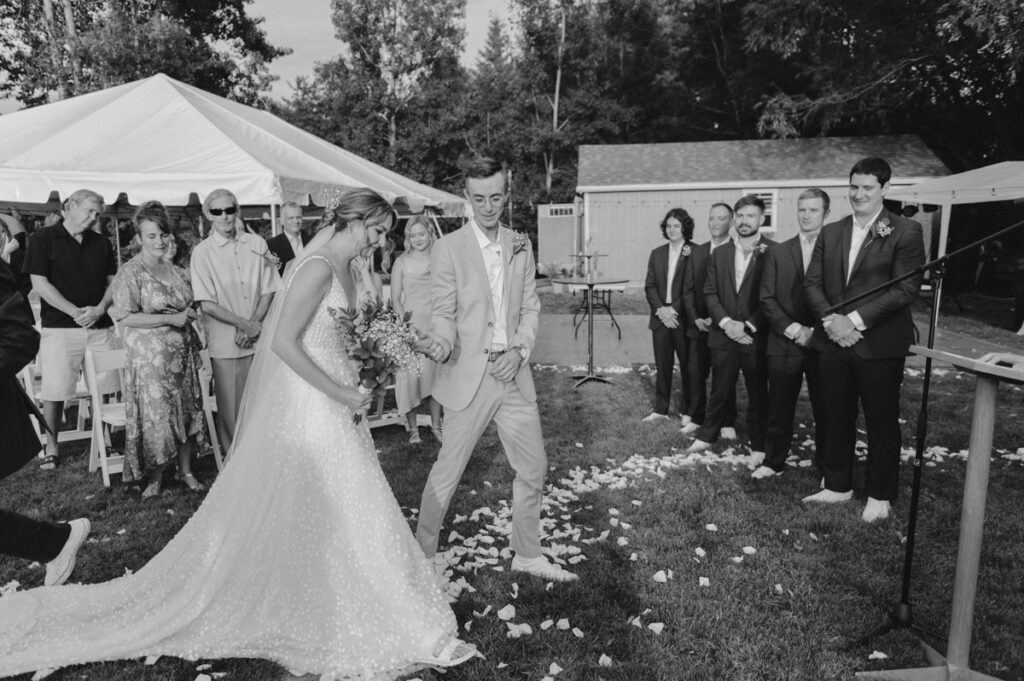 Sudbury backyard wedding